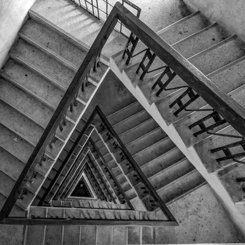 triangle-staircase